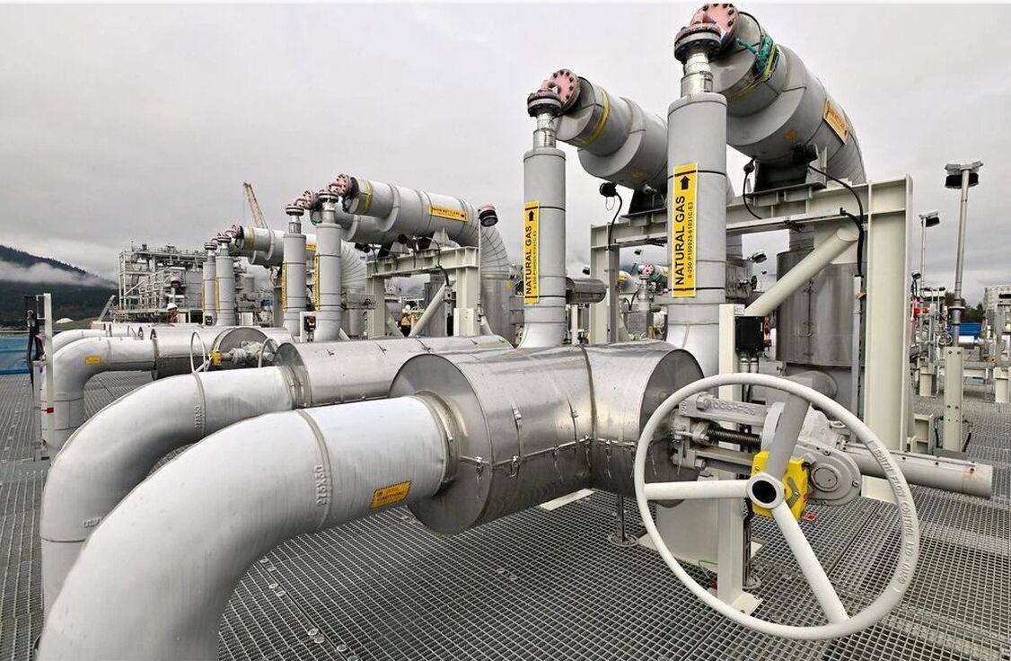 Photo: LNG Canada gas valves