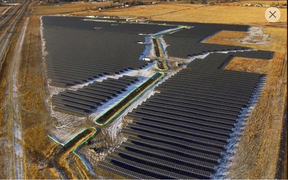 Photo:  Cold Lake solar project