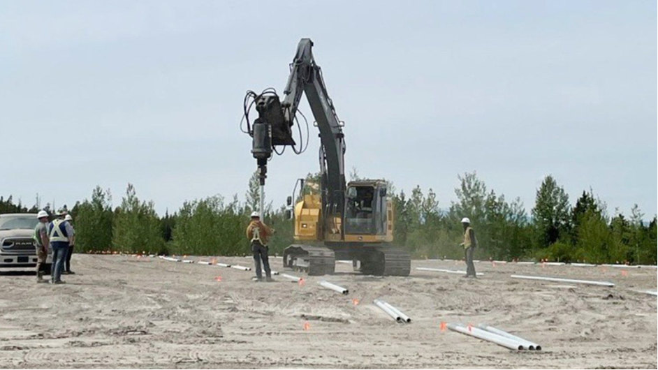 Photo: Site of Anahim Lake solar project