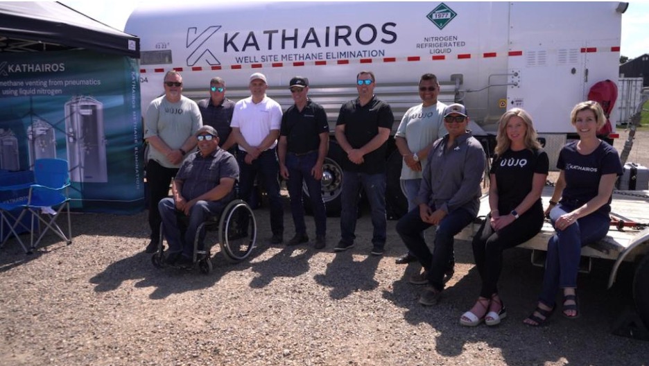 Photo: Montney emissions reduction team