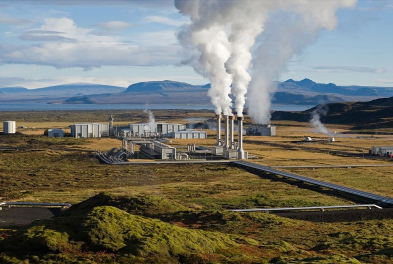 Photo: Geothermal energy plant