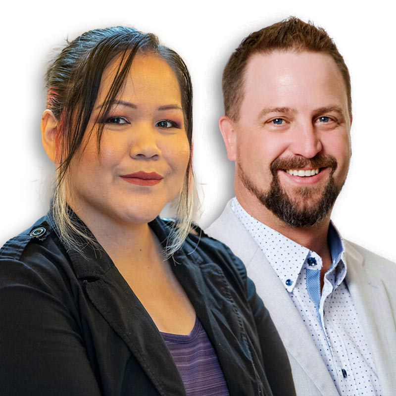 Photo: two new alliance directors