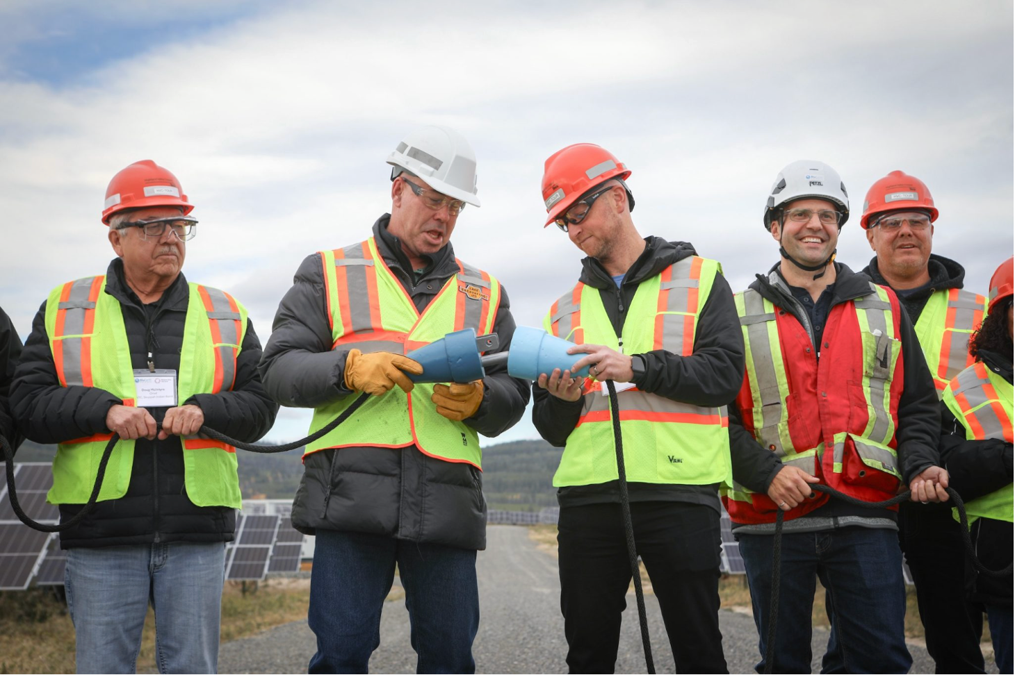 Photo: Nlaka’pamux Nation solar team