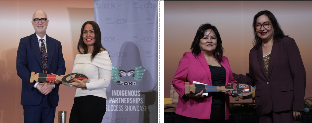 Photos: Crystal Smith and Karen Ogen getting awards