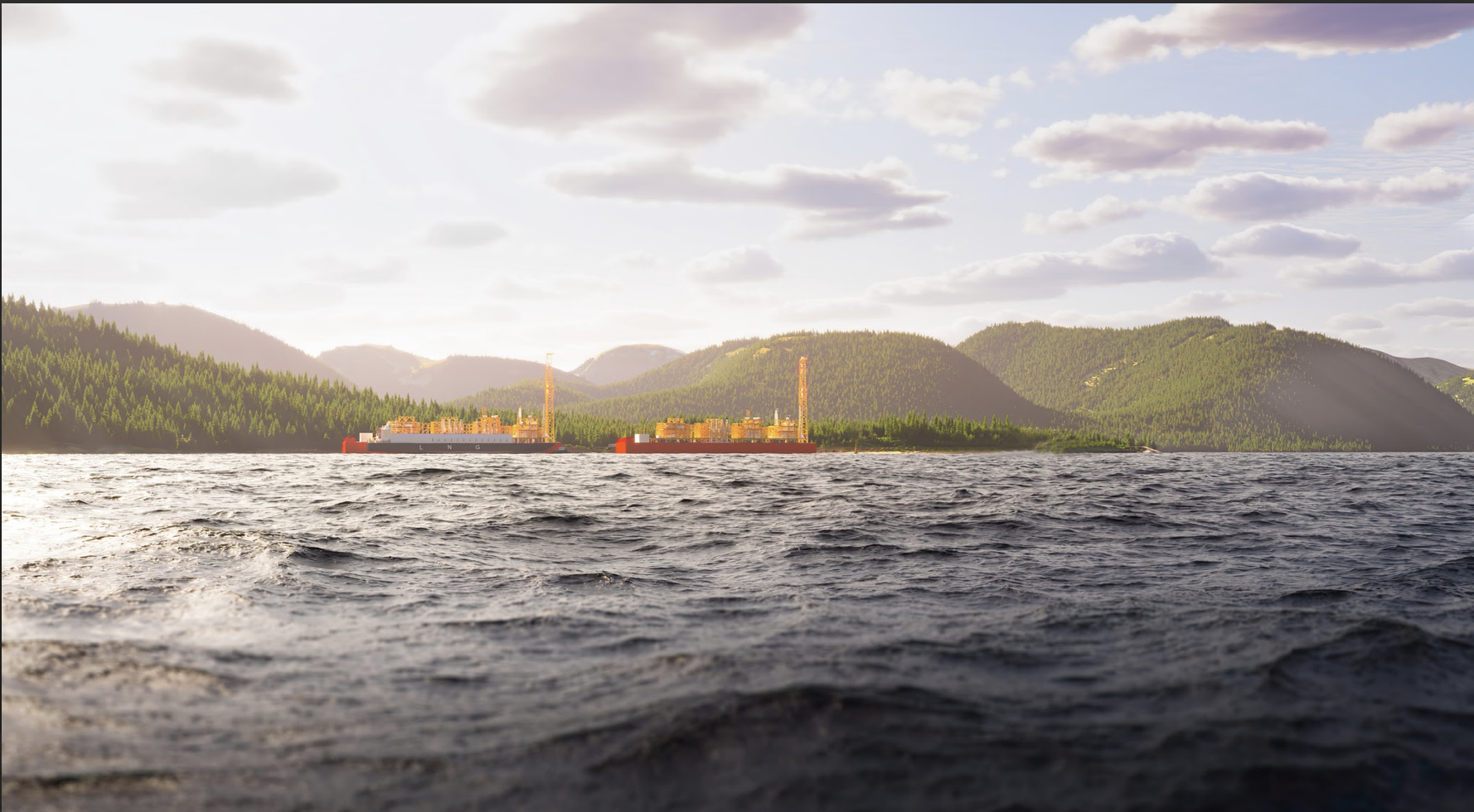 Graphic: Ksi Lisims LNG scene