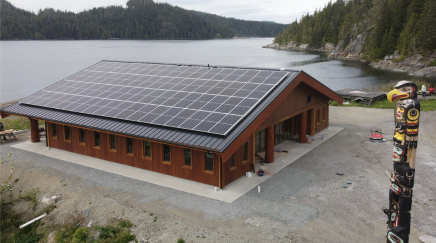 Photo: Solar panels on building