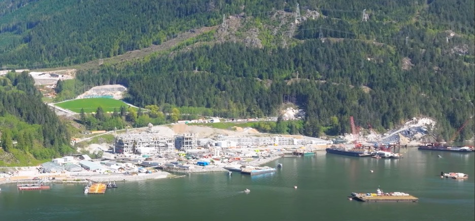 Woodfibre LNG site