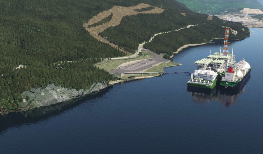 Artist concept: Cedar LNG project