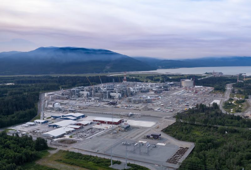 Photo: LNG Canada site