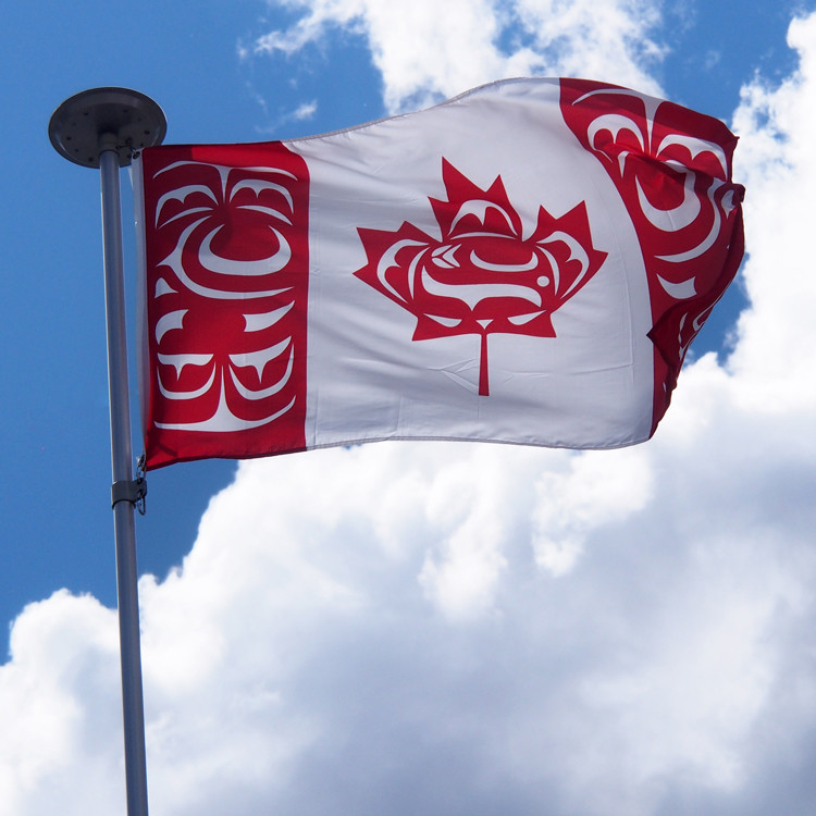 Indigenous-designed Canadian flag